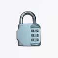 Custom Printed Combination Locker Padlocks
