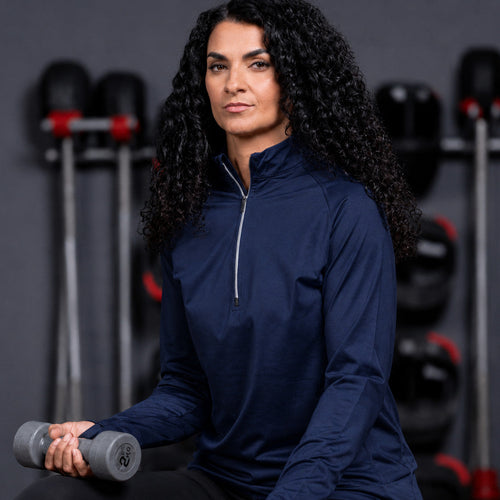 1/4 Zip Female Zip Top