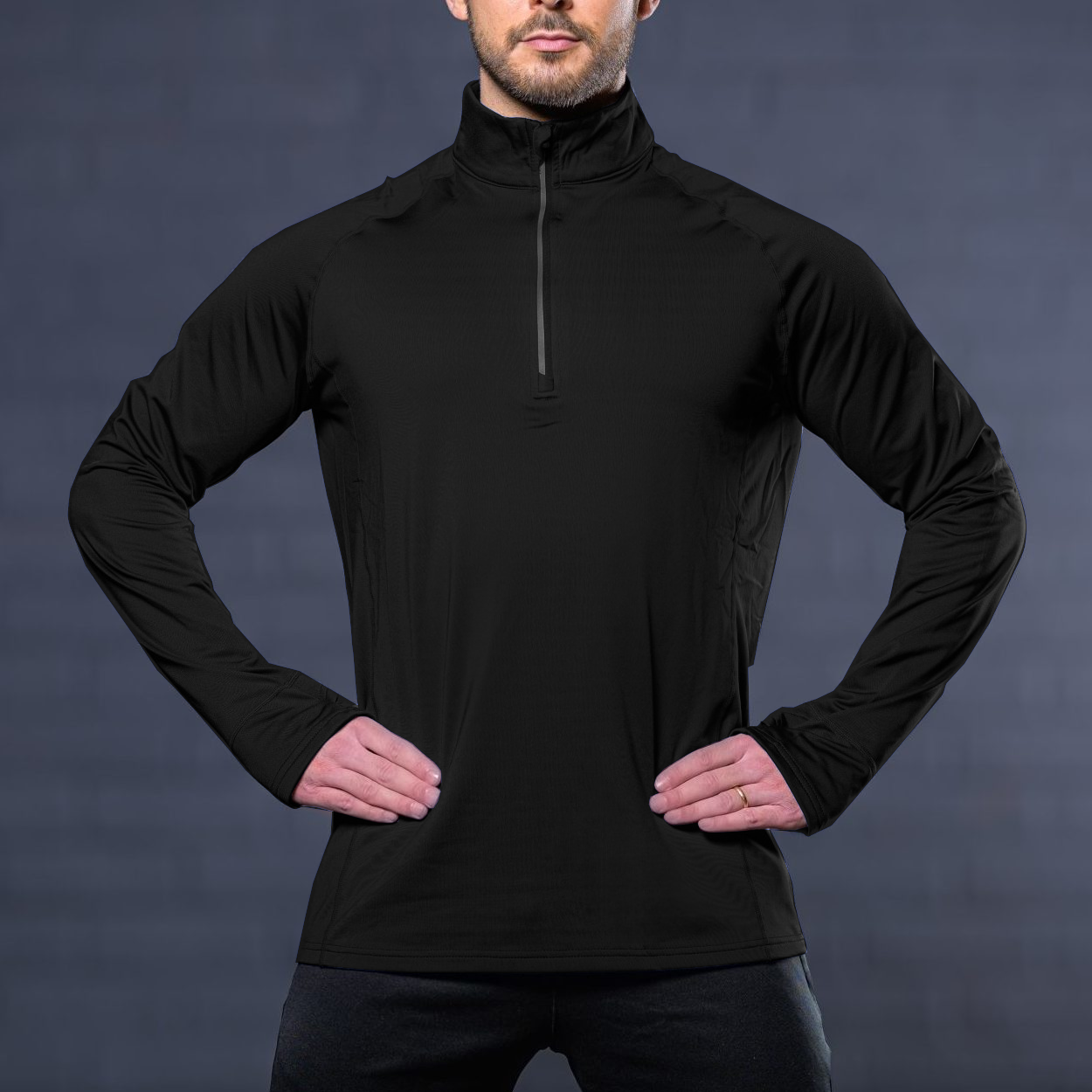1/4 Zip Unisex Zip Top